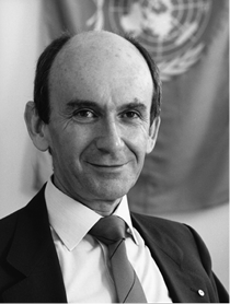 The Australian Permanent Representative to the United Nations, Dr Peter Wilenski, 1989 to 1992. [Department of Foreign Affairs and Trade]