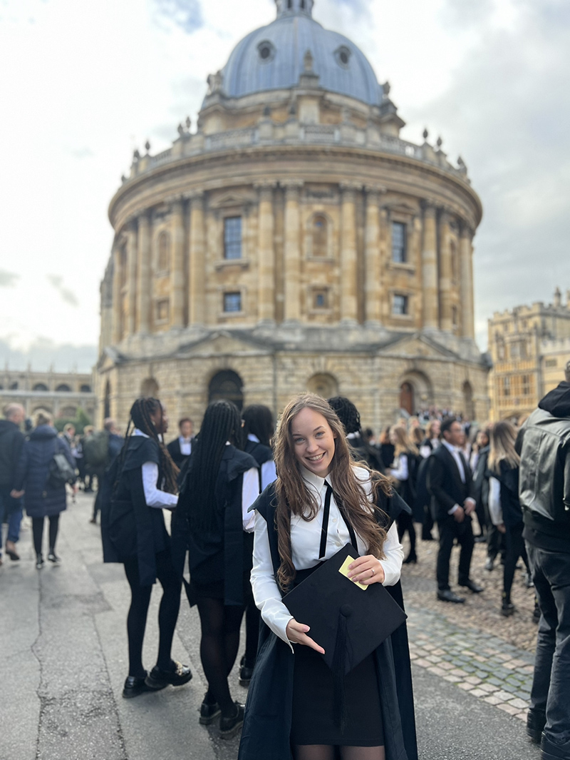 Matriculation ceremony at Oxford University