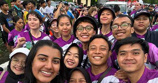 Group of happy young people smiling