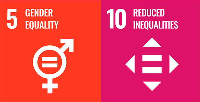 Priority Sustainable Development Goals Sustainable. Development Goal 5, Gender equality. Goal 10, Reduced inequalities.