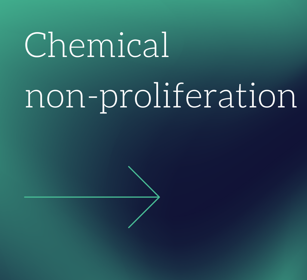 Chemical non-proliferation