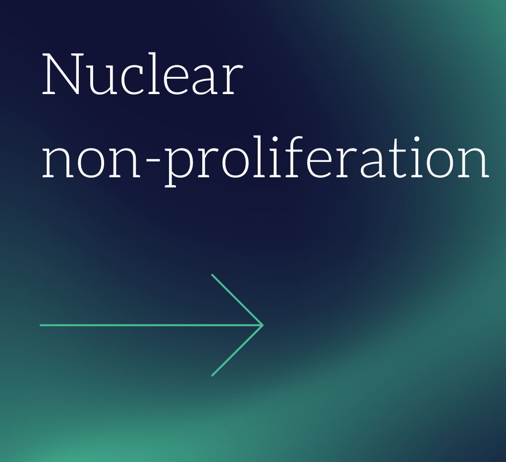 Nuclear non-proliferation