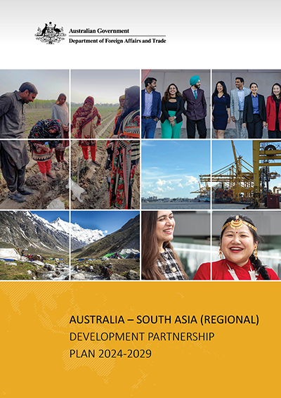 Cover image of Australia-South Asia (Regional) Development Partnership Plan 2024-2029