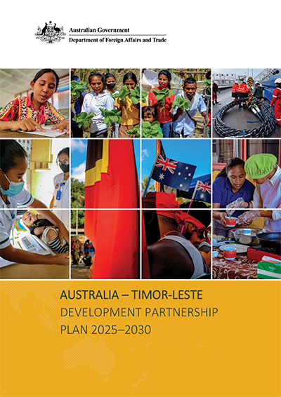 Cover image of Australia–Timor-Leste Development Partnership Plan 2025–2030