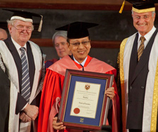 Indonesian Vice-President Dr Boediono receives an honorary doctorate