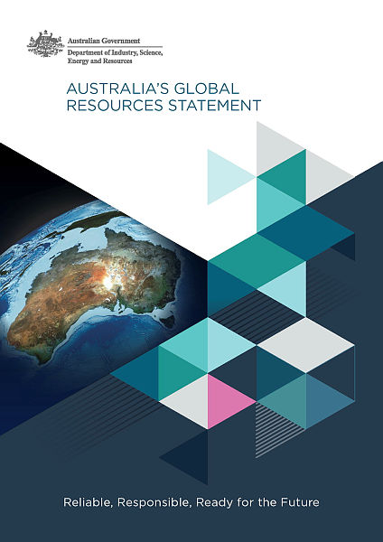 Australia's Global Resources Strategy publication cover page