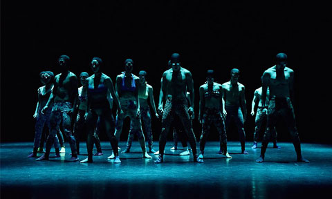 dancers posing on a stage