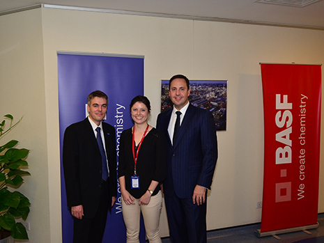 Jung, Linklater and Ciobo posing for the camera