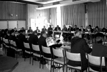 Photo of a Regional Workshop taking place in a meeting room.