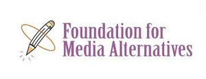 Foundation for Media Alternatives logo. Logo of a pencil on left and Foundation for Media Alternatives written on the right.