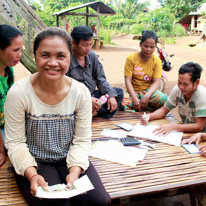 People doing paperwork