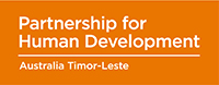 Logo: Partnership for Human Development: Australia Timor-Leste