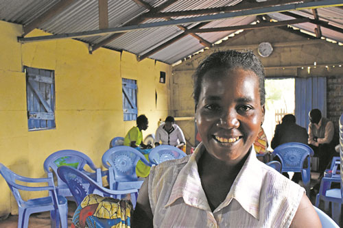 Photo of a woman smiling