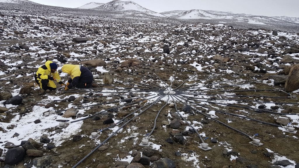 One of four detectors from the Davis Infrasound Array in the Australian Antarctic Territory [CTBTO]