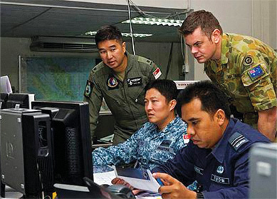 Photo of Headquarters Integrated Area Defence System staff