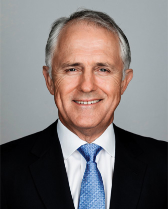 Photo of Australian Prime Minister the Hon. Malcolm Turnbull MP