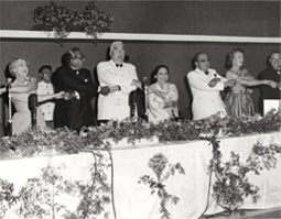 Photo of Robert Menzies with Tunku Abdul Rahman visit to Malaysia in 1959.