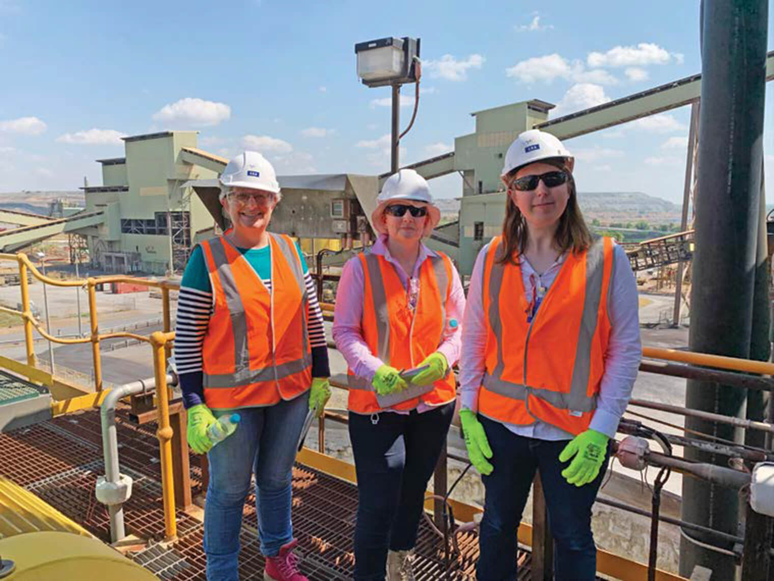 ASNO inspectors at Ranger Uranium Mine, June 2021 for inspection of decommissioning activities.