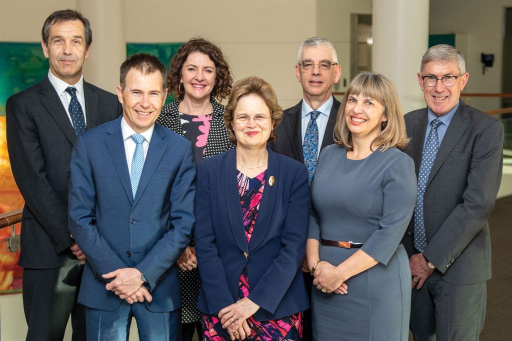 The Executive of the Department of Foreign Affairs and Trade: Secretary and Deputy Secretaries of the Department of Foreign Affairs and Trade and Head of the Office of the Pacific [DFAT/Linda Roche]