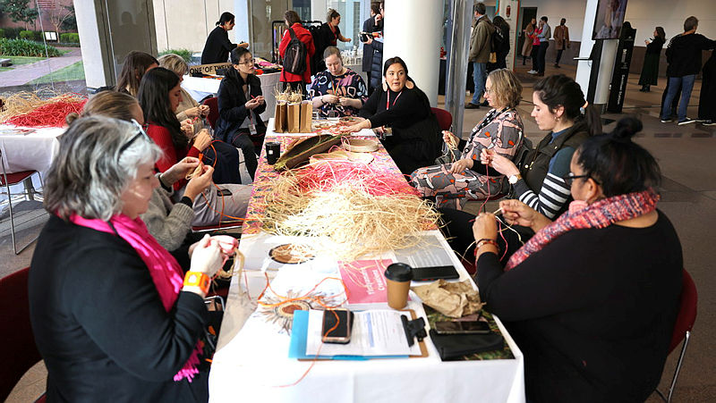 NAIDOC Week basket weaving