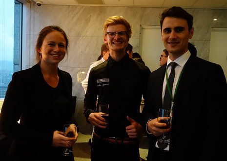 Australian Office staff with New Colombo Plan scholar, Ms Rose Vassel.