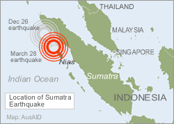 Map of affected region