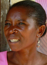 Photo of Evelyn Mkwele, a village chief.