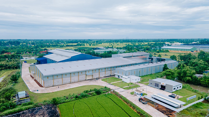 Rice mill and office building.