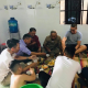 2019 Scholar Kaelan Lockhart shares a meal with friends on the Tet Spring Festival, Vietnam. Image provided by Kaelan Lockhart
