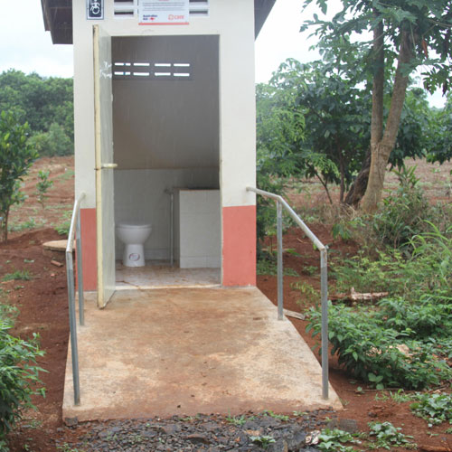 Photo of Accessible sanitation facilities.